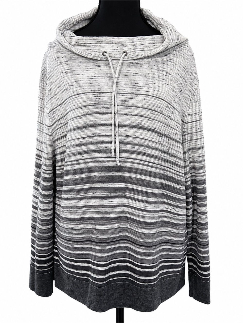 Talbots Heathered Gray Knit Pullover